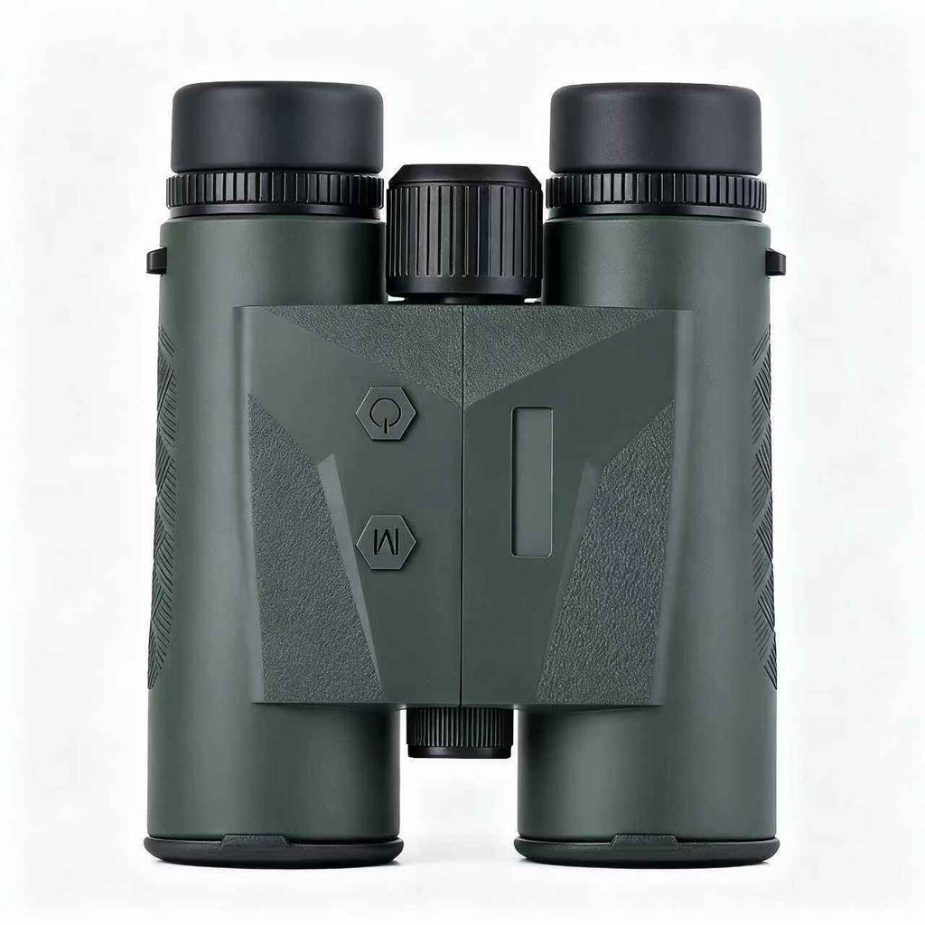 10x42-Fernglas mit Laser-Entfernungsmesser (Golf/Jagd) – Messung von Winkel, Höhe und verschiedenen Modi