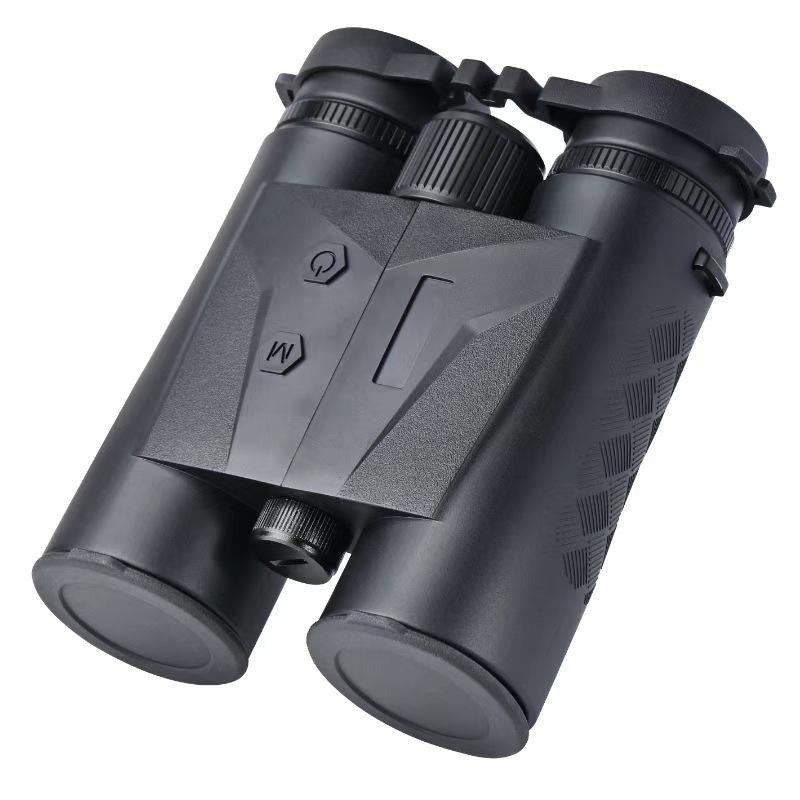 10x42-Fernglas mit Laser-Entfernungsmesser (Golf/Jagd) – Messung von Winkel, Höhe und verschiedenen Modi