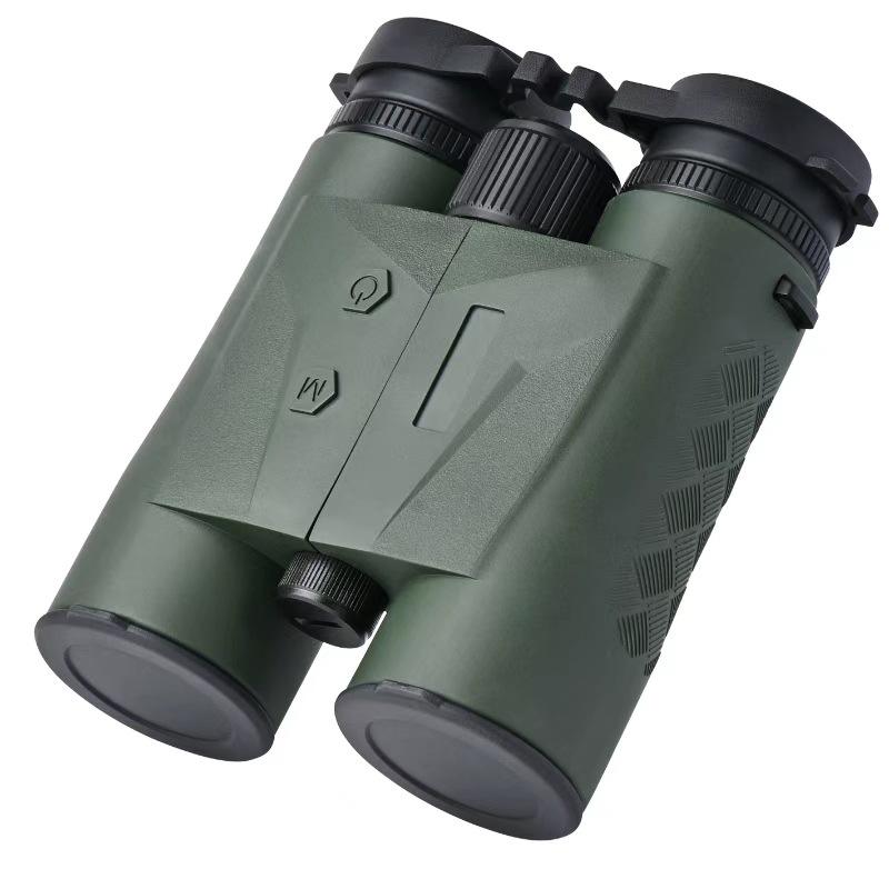 10x42-Fernglas mit Laser-Entfernungsmesser (Golf/Jagd) – Messung von Winkel, Höhe und verschiedenen Modi