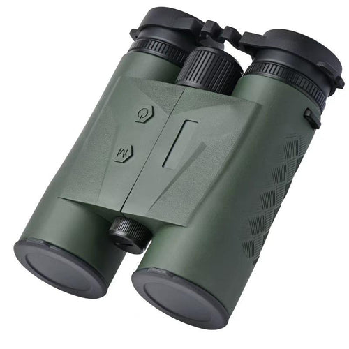 10x42-Fernglas mit Laser-Entfernungsmesser (Golf/Jagd) – Messung von Winkel, Höhe und verschiedenen Modi